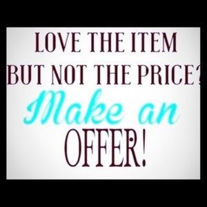 Always open to offers